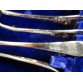 Silver plated tea spoons and sugar tongs, Collectible. 