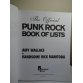 The Official Punk Rock Book of Lists, Amy Wallace