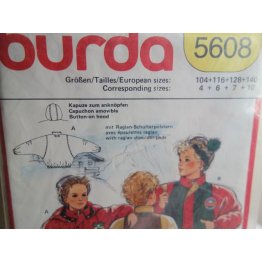BURDA Sewing Pattern 5608 