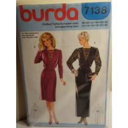 BURDA Sewing Pattern 7138 