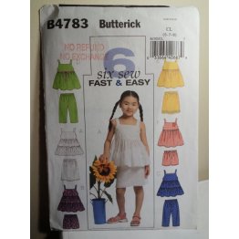 Butterick Sewing Pattern 4783 