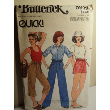 Butterick Sewing Pattern 5902 