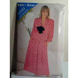 See and Sew Sewing Pattern 5540 