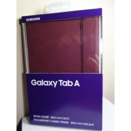 Samsung Book Cover for Galaxy Tab A 8 - BURGUNDY - No 1