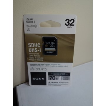 SONY - 32GB SD SDHC UHS-I Memory Card 