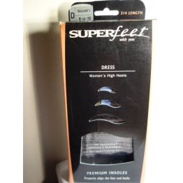 SUPERfeet Dress, High Heel, Womens .75 Premium Insole 