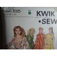 KWIK SEW Sewing Pattern 1025 