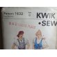 KWIK SEW Sewing Pattern 1632 