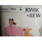 KWIK SEW Sewing Pattern 1966 