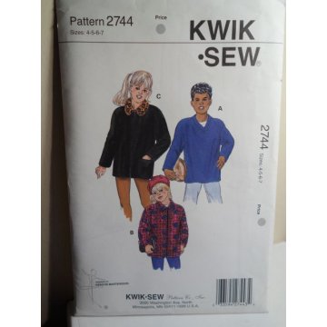 KWIK SEW Sewing Pattern 2744 
