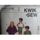 KWIK SEW Sewing Pattern 2752 