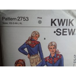 KWIK SEW Sewing Pattern 2753 