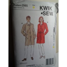 KWIK SEW Sewing Pattern 2985 