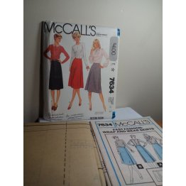 McCalls Sewing Pattern 7634 