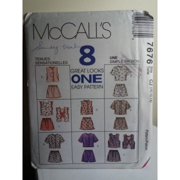 McCalls Sewing Pattern 7676 