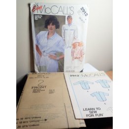 McCalls Sewing Pattern 2912 