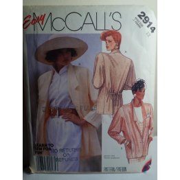 McCalls Sewing Pattern 2914 