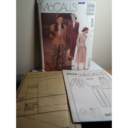 McCalls Sewing Pattern 4533 