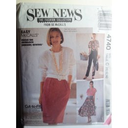 McCalls Sewing Pattern 4740 