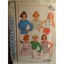 McCalls Sewing Pattern 5597 