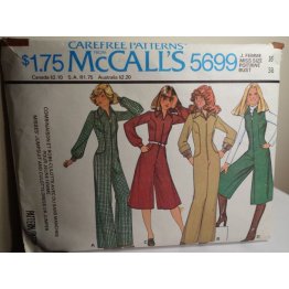 McCalls Sewing Pattern 5699 