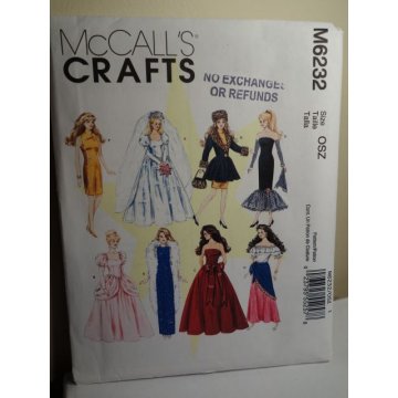 McCalls Sewing Pattern 6232 