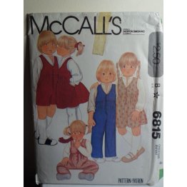 McCalls Sewing Pattern 6815 