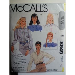 McCalls Sewing Pattern 8649 