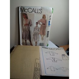 McCalls Sewing Pattern 9385 