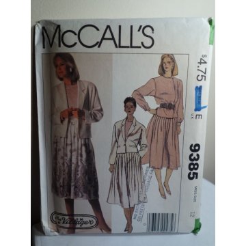 McCalls Sewing Pattern 9385 
