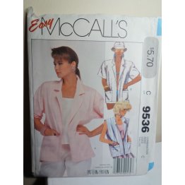 McCalls Sewing Pattern 9536 