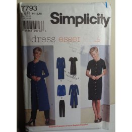 Simplicity Sewing Pattern 7793 