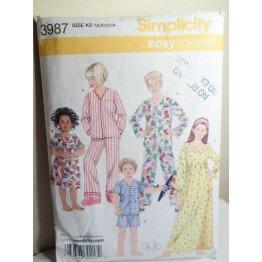 Simplicity Sewing Pattern 3987 