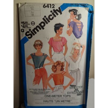 Simplicity Sewing Pattern 6412 