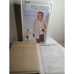 Simplicity Sewing Pattern 7750 