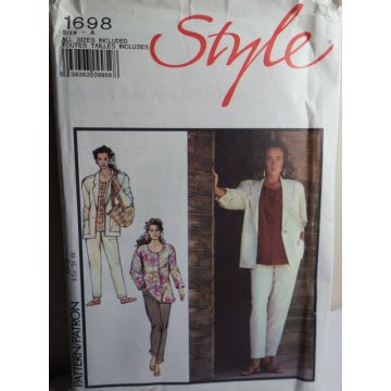 Style Sewing Pattern 1698 