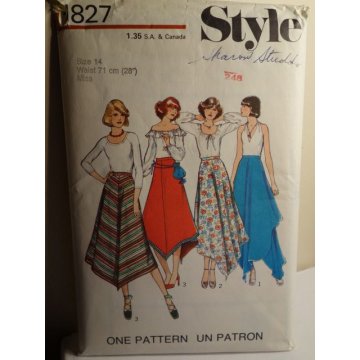 Style Sewing Pattern 1827 