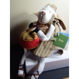 Hallmark Really Woolly ZEB the drummer Lamb Shepherd 