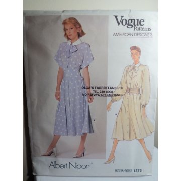 Vogue Albert Nipon Sewing Pattern 1375 