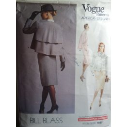 VOGUE Bill Blass Sewing Pattern 1957 