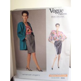 Vogue Emanuel Ungaro Sewing Pattern 2045 