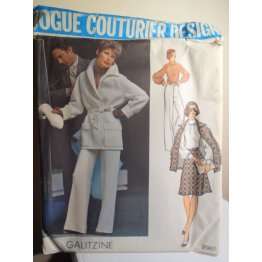 Vogue GALITZINE Couturier Sewing Pattern 2987 