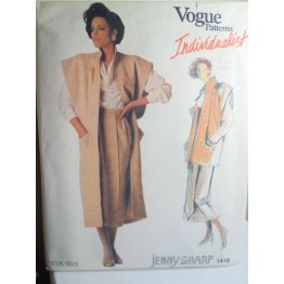 Vogue Jenny Sharp Sewing Pattern 1412 