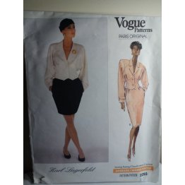 VOGUE Karl Lagerfeld Sewing Pattern 2293 