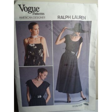 Vogue Ralph Lauren Sewing Pattern 1909 