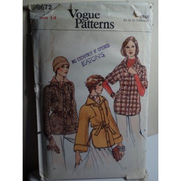 VOGUE Sewing Pattern 8672