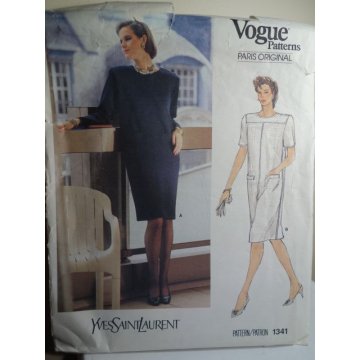 Vogue Yves Saint Laurent Sewing Pattern 1341 